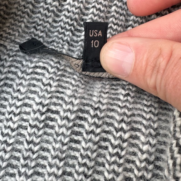 Alessandro Dell’Acqua Made in Italy Soft Wool Angora Blend Long Line Cardigan 44 - Picture 4 of 10